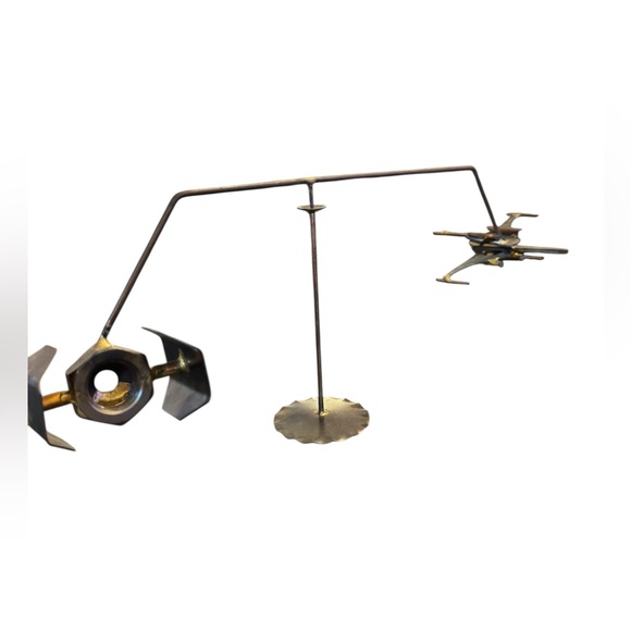 Star Wars Metal Balanced X Wing Star Fighter/Tie Fighter Collectible Sculpture - Picture 6 of 10